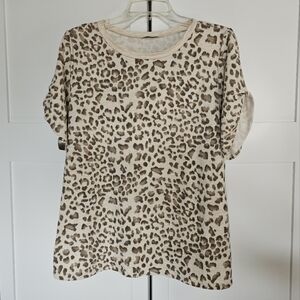 Jodifl leopard print top size L